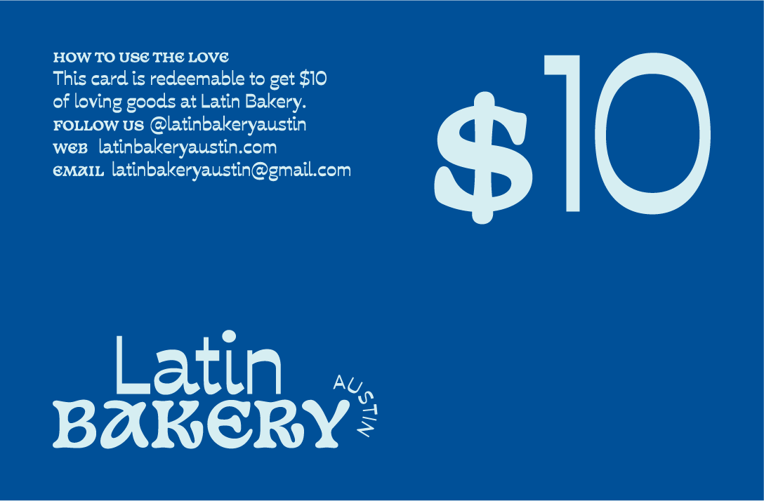 Gift Cards - Latin Bakery Austin