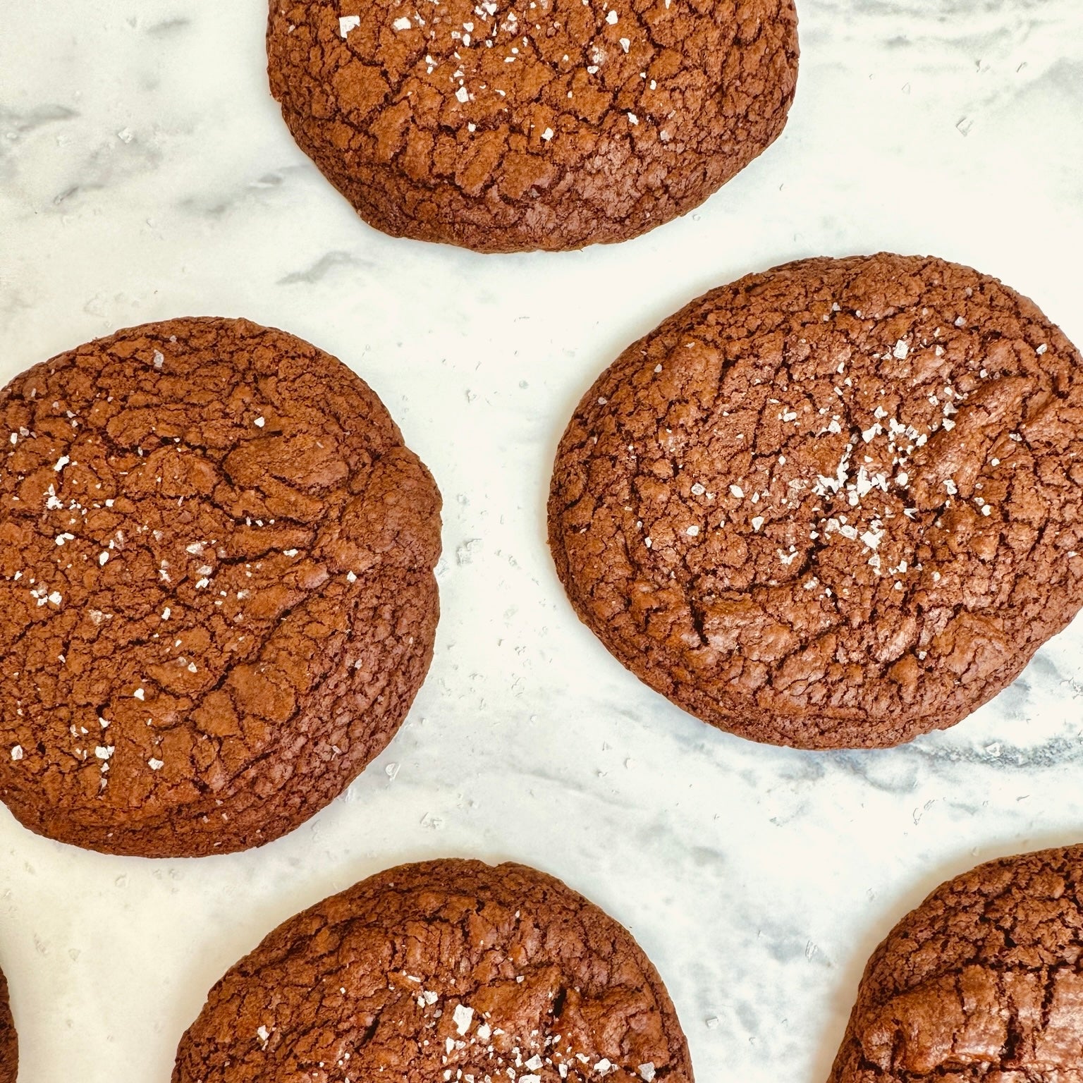 Sea Salt Brownie Cookies