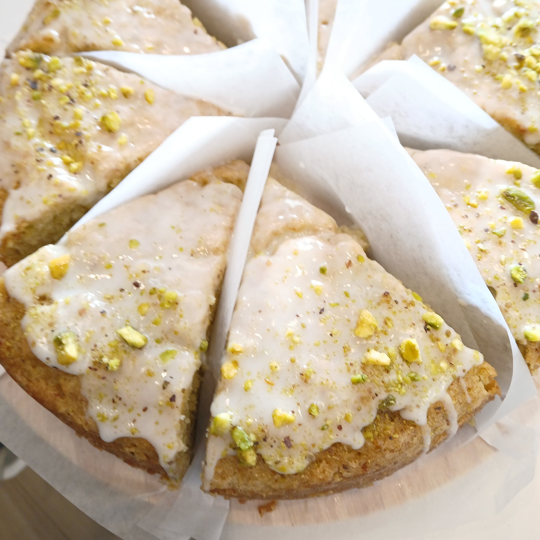 Pistachio Vegan GF Cake