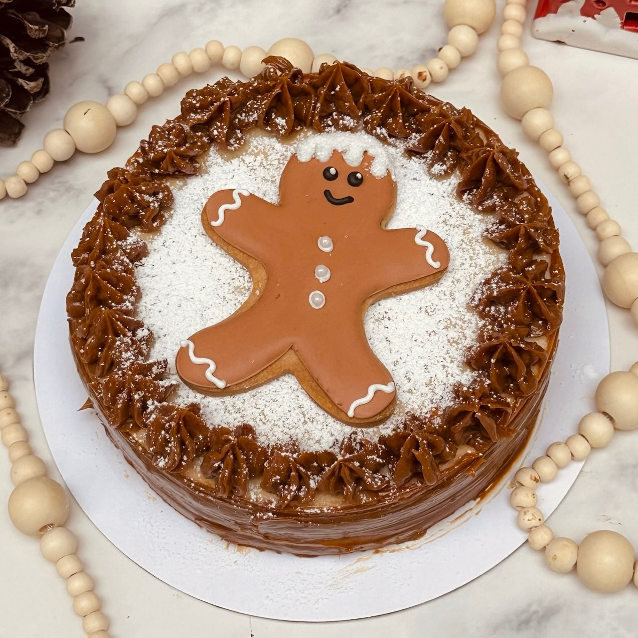 Holiday Alfajor Cake