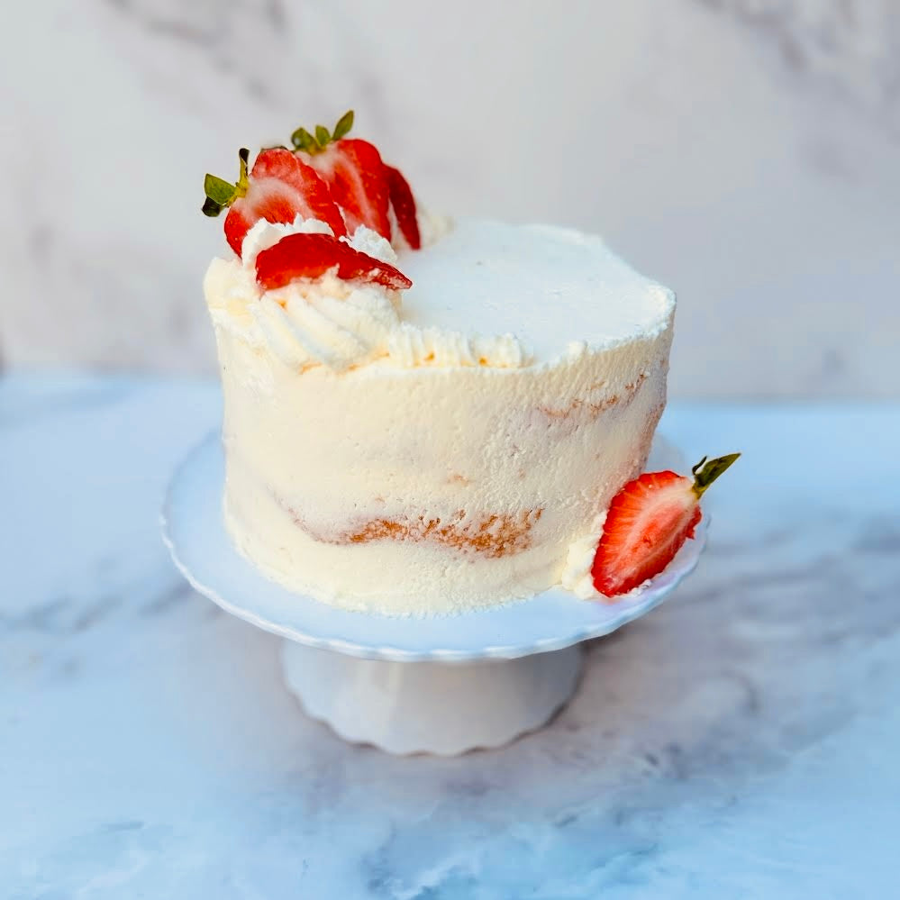 Strawberry Soufflé-Chantilly