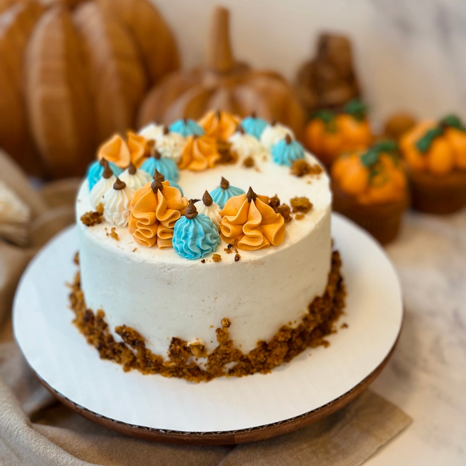 Fall Pumpkin Patch Cake