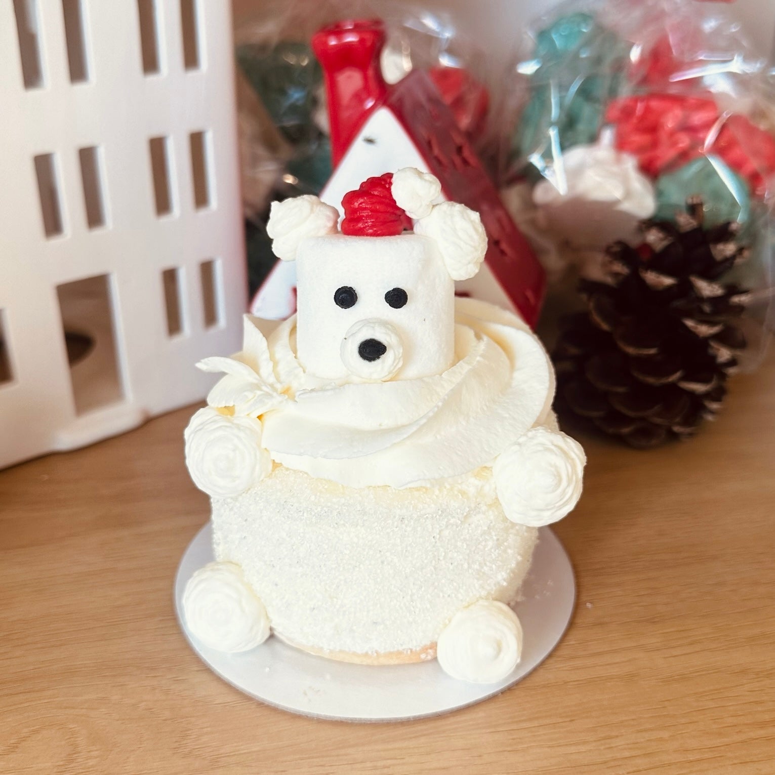 Mini Polar Bear Cheesecake