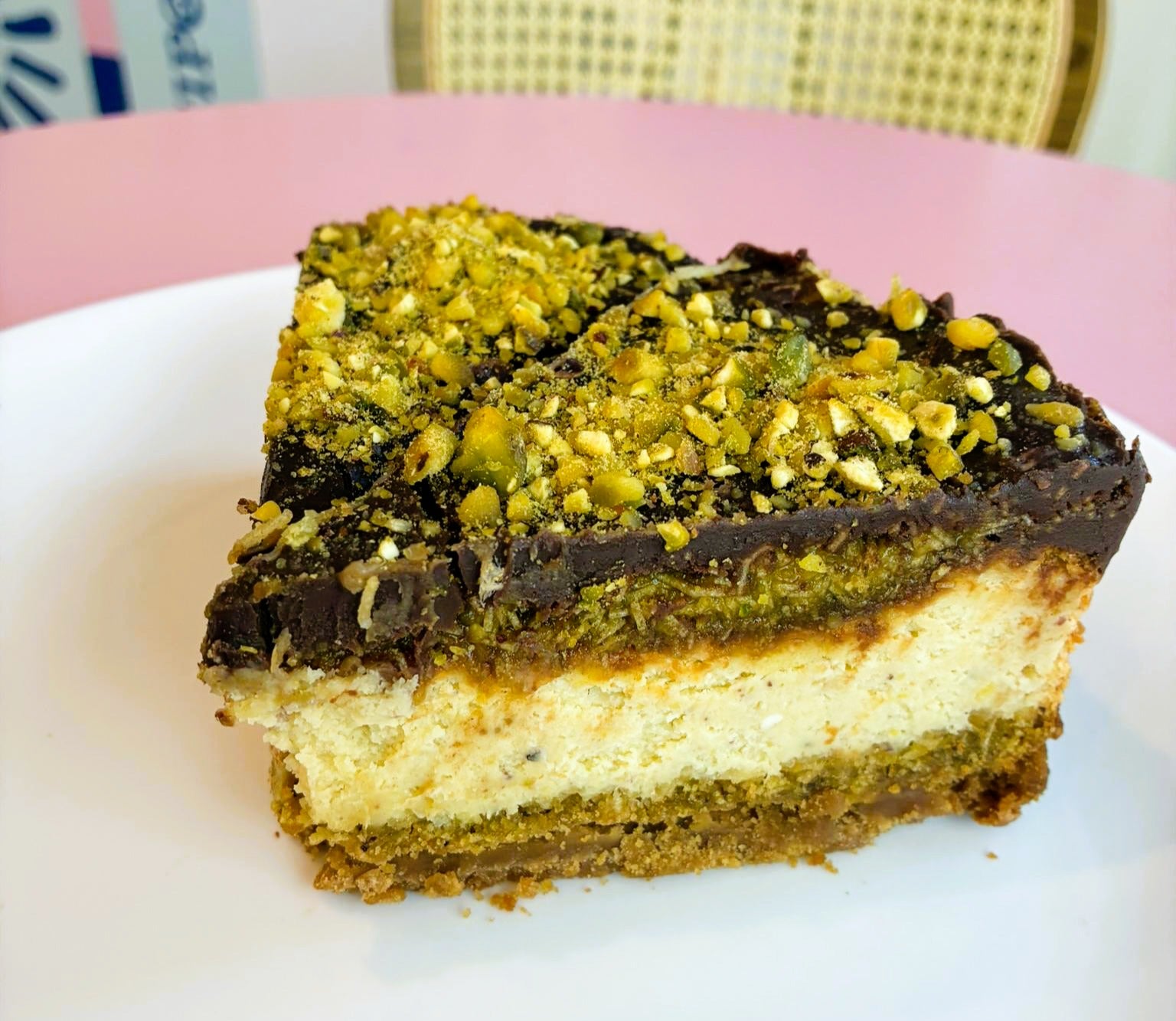 Dubai Chocolate Cheesecake 8" Inches