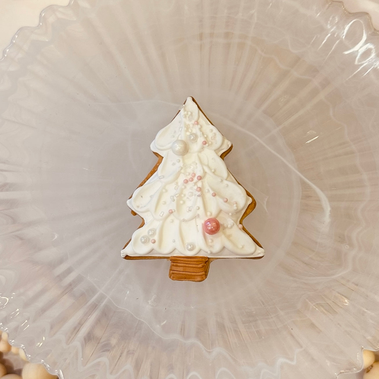 Iced Christmas Tree Cookie