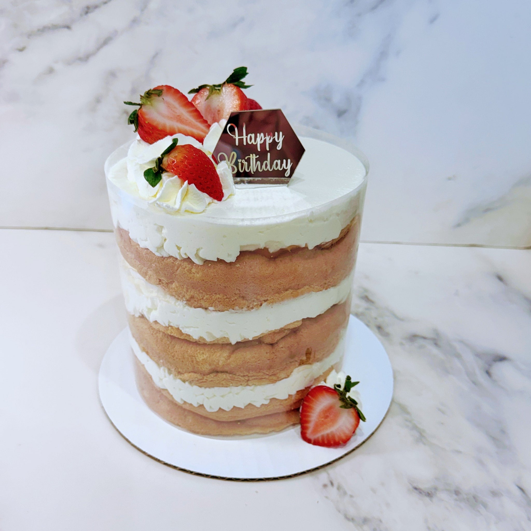 Strawberry Soufflé-Chantilly