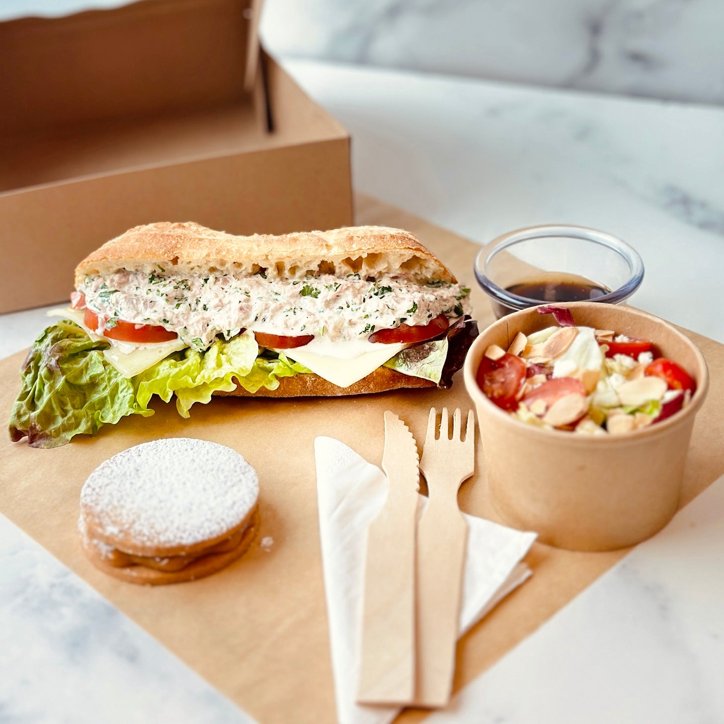 Tuna Sandwich Lunch Box